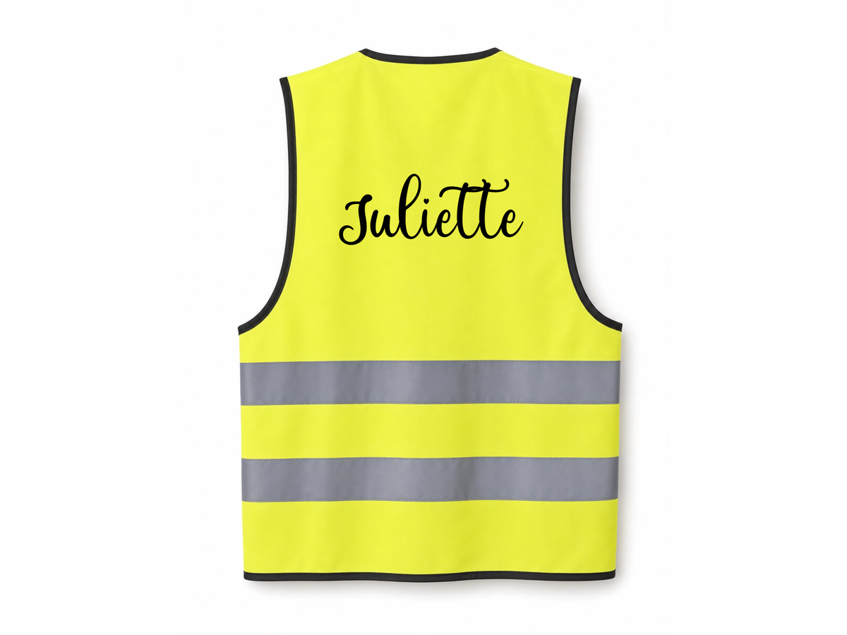 Fluohesjes gepersonaliseerd met naam