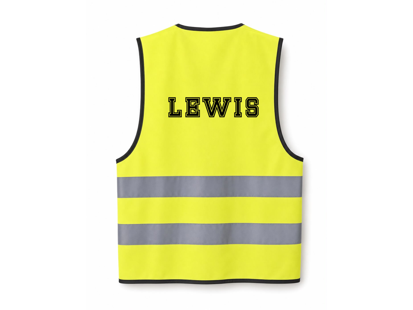 Fluohesjes gepersonaliseerd met naam
